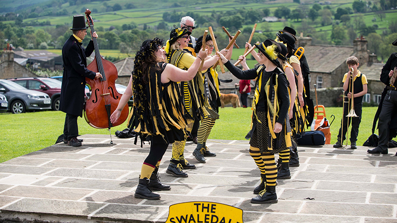 Swaledale Festival offers free outdoor family events on Reeth Green over the May Bank Holiday weekend